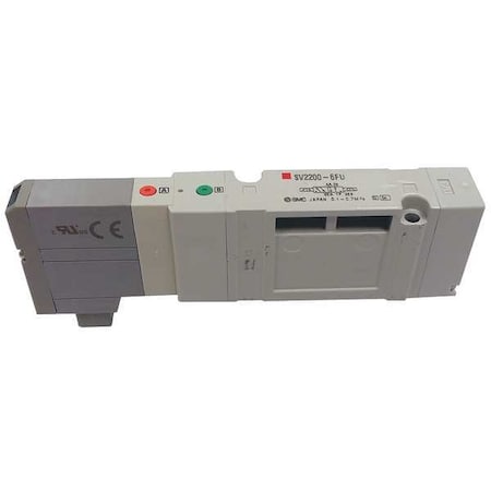Smc Solenoid Air Control Valve, 12.88CFM, 0.6W SV2200-6FU