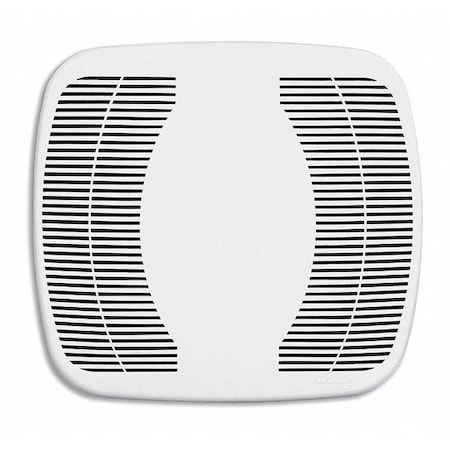 Air King Ceiling White High Performance Bath Fan 100Cfm, 100 cfm, 4" Duct Dia., 120V/60Hz BFQ110