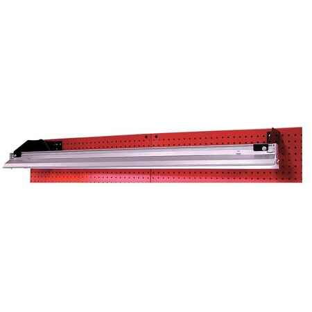 Hallowell Task Light, 51W x 16D x 5H, Silver/Black FKWLK48