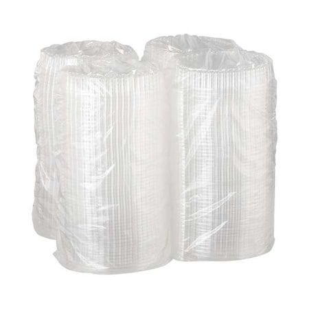 Dixie Plastic Dome Lid Fits 9"W x 7"L Paper Platter, Clear, Pk250 L9PL