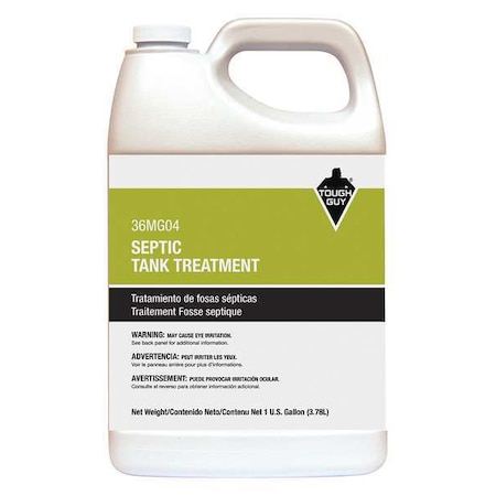Tough Guy Septic Tank Treatment, 1 gal., Bottle 36MG04