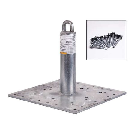 Guardian Roof Anchor, 16 in Length, 420 lb Weigth Capacity, 5,000 lb Tensile Strength 00645-M