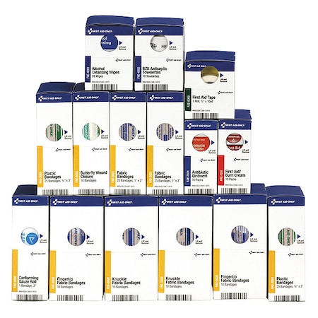 First Aid Only Complete Refill or Kit, Not Applicable Not Applicable, 206 Components, 50 People Served 700001