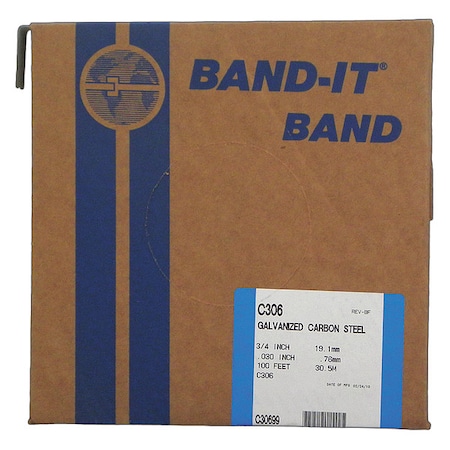Band-It Band, Gcs, 3/4 X 0.030 X 100 RL/100Ft C30699