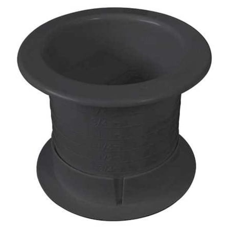 Fastcap Dual Sided Grommet, Blk, 2.5In DUALLY 2.5 SINGLE  BL