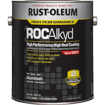 Rust-Oleum Heat Resistant Coating, Metal 286510