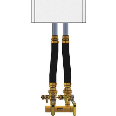 Webstone Boiler Inst Kit, 1in, 1inFIP, Dbl Ball Drin 5FK4-WIF