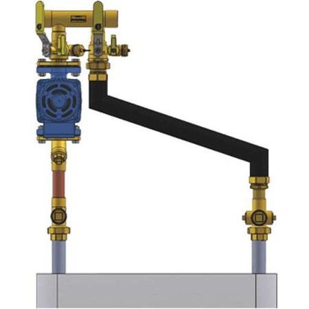 Webstone Boiler Inst Kit, 1in, 1in FIP, Flange Right 5CF4R-FT144