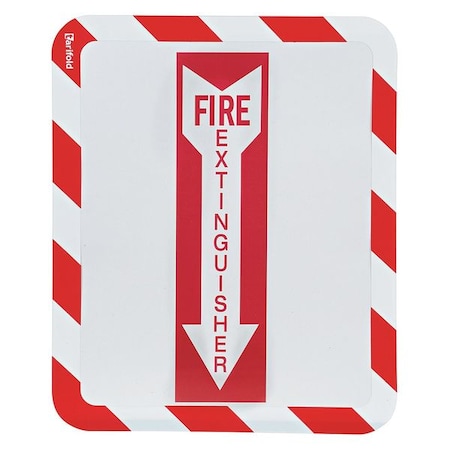 Tarifold Sign Holder, Magntc, Fire Extinguisher, PK2 P194943FE