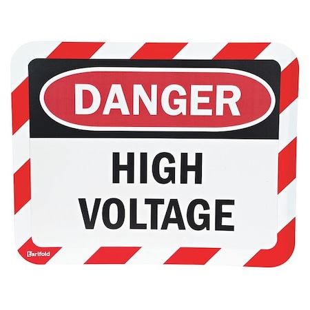 Tarifold Sign Holder, Adhesive, High Voltage, PK2 P194993HV