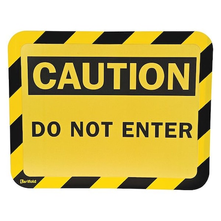 Tarifold Sign Holder, Magnetic, Do Not Enter, PK2 P194944DE