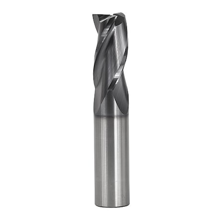 Zoro Select Carbide End Mill, 4in, CEM34F4TICN CEM34F4TICN