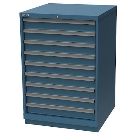 Lista Mod Drwr Cab, 41-3/4"H, 9 Drwr, Clssc Blue SC09-0904A-FTKACB