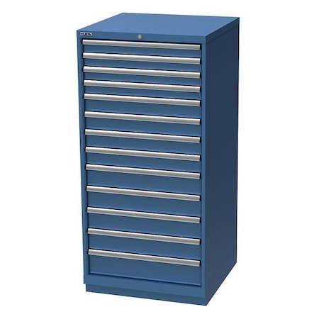 Lista Mod Drwr Cab, 59-1/2"H, 13 Drwr, Brght Blue SC13-1320A-FTKABB