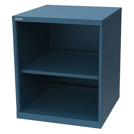 Lista Shelving Base Storage Cabinet, 33-1/2 in H, 28-1/4 in W, 28-1/2 in D, No Handle, Classic Blue XSSC0750-TSCCB