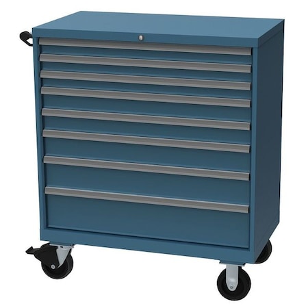 Lista Modular Drawer Cabinet, 40 1/4 in W, 47 1/2 in H, 22 1/2 in D, Classic Blue XSHS0900-0809MCB