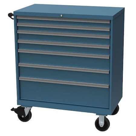 Lista Modular Drawer Cabinet, 40 1/4 in W, 47 1/2 in H, 22 1/2 in D, Classic Blue XSHS0900-0704M