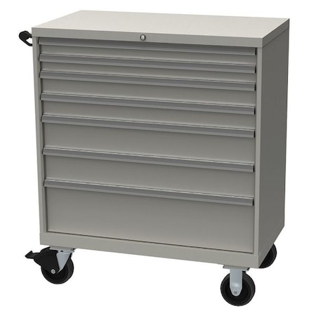 Lista Modular Drawer Cabinet, 40 1/4 in W, 47 1/2 in H, 22 1/2 in D, Light Gray XSHS0900-0704MLG