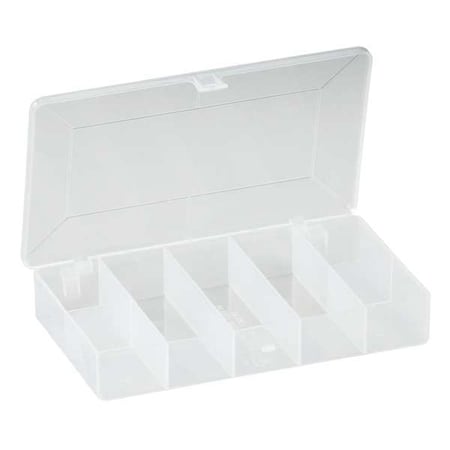 PLANO Compartment Box with 7 compartments, Plastic, 1.13" H x 3-3/4 in W 3449-87