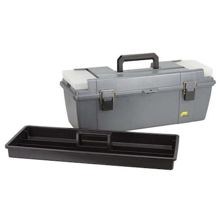 Plano Grab N Go Tool Box, Plastic, Gray, 26 in W x 10 in D x 11 in H 682-007