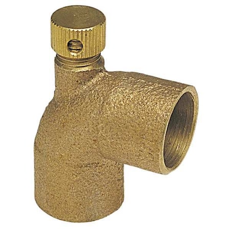 NIBCO Vent Elbow, Cast Bronze, C x C, 1 x 1 In 705D 1