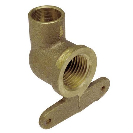 Nibco Hy-Set Elbow, 90, Cast Bronze, C x FNPT 70735A 1/2