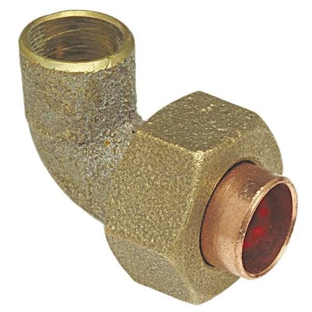 Nibco Union Elbow, 90, Cast Bronze, 3/4 In 7076 3/4