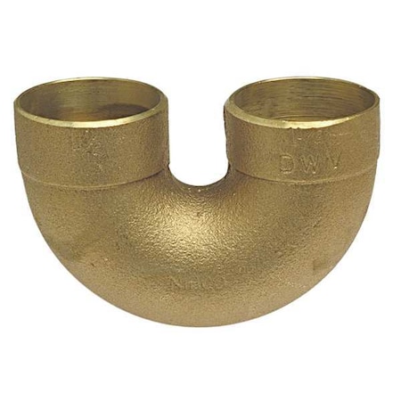 Nibco DWV Return Bend, Cast Bronze, 1-1/2 In 879 11/2
