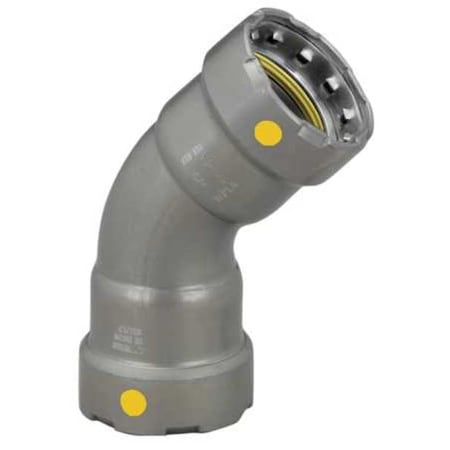 Viega Viega MegaPressG 45 elbow, 3/4" x 3/4" 25236