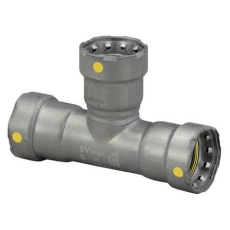 Viega Viega MegaPressG tee, 3/4" x 3/4" x 1/2" 25331