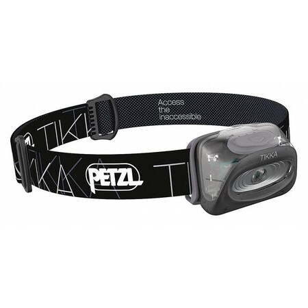 Petzl PETZL 100 Lumens, LED Black Headlamp E93HN
