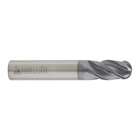 Zoro Select Carbide End Mill, 1-1/2in, GM18B4 GM18B4