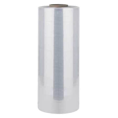 Zoro Select Stretch Wrap, 18" W x 1500 ft. L, 80 ga, HWIV Style, Clear, Standard Duty 36P080
