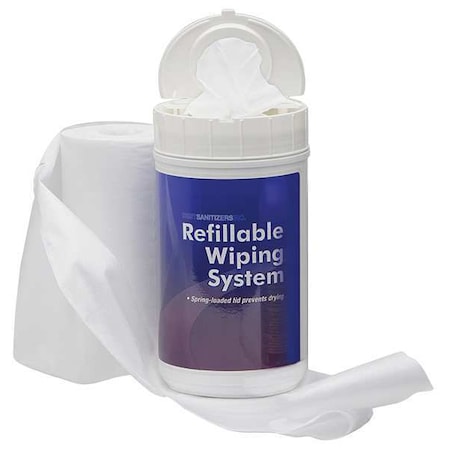 Best Sanitizers Refillable Wiping System, Rolls, PK6 SS10005R