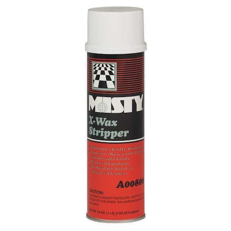 Misty Misty X-Wax Wax Stripper, 18 oz, Aerosol, 12PK 1033962