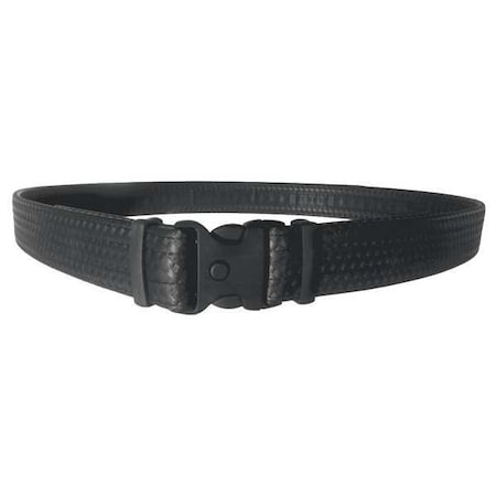 Uncle Mikes Duty Belt, Nylon, Black, S, Buckle, Hook-and-Loop 70921
