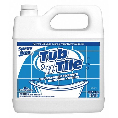 Spray Nine Tub and Tile Cleaner, 1 gal, PK4 27501