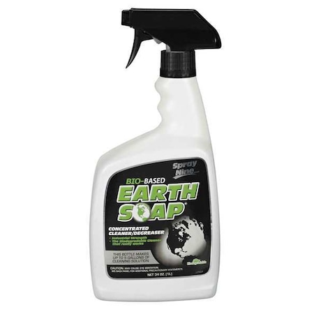 Spray Nine Cleaner/Degreaser, 32 Oz Trigger Spray Bottle, Liquid, Clear Green, 6 PK 27932