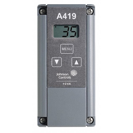 Johnson Controls Electronic Temperature Control, Open/Close on Rise A419ABC-1C