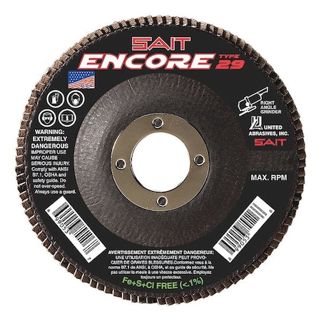 United Abrasives/Sait SAIT 71269 Encore Fiberglass Backed Flap