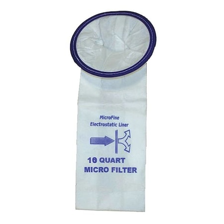 Bissell Commercial Vacuum Bag, Multi-Ply, 10 PK BGPKBP10.10QT