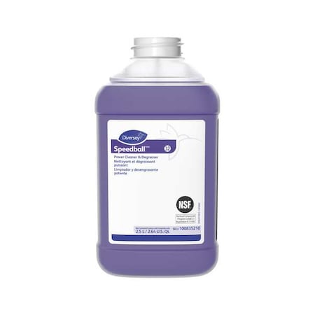Diversey Non-Butyl Cleaner Degreaser Concentrate, 2.5L Bottle, Liquid, Purple, 2 PK 100835210