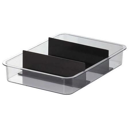 Officemate Tray, w/ Compartments, Clear 28024