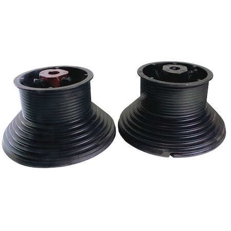 American Garage Door Supply Cable Drum Set, High LIft, PR 6375-164SC