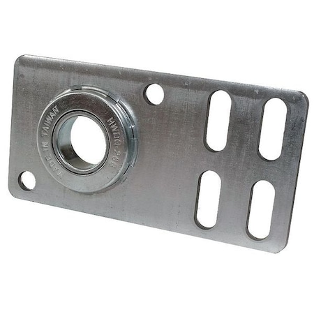 American Garage Door Supply Bearing Flat End Plate, 10 Ga, 5-5/8 In, PR B1-BFEB558