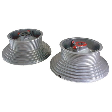 American Garage Door Supply Cable Drum Set, High, 500 lb Per Drum, PR 5750-120S