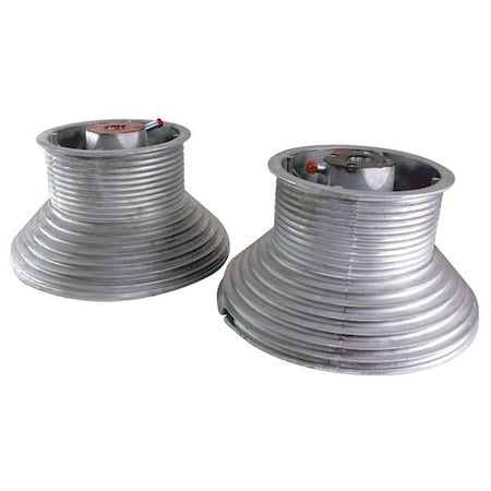 American Garage Door Supply Cable Drum Set, High, 1000 lb Per Drum, PR 6375-164S