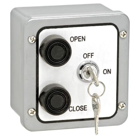 American Garage Door Supply Control Station, 2 Buttons, With Lockout 2BXL