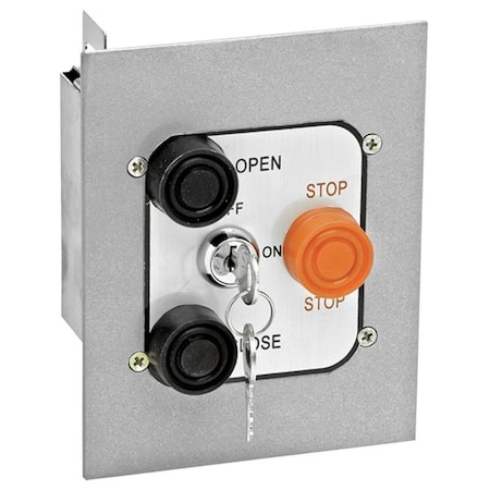 American Garage Door Supply Control Station, 3 Buttons, Flush Mount 3BFL