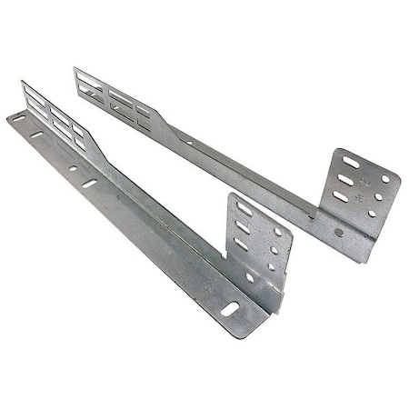 American Garage Door Supply Flag Angle Slotted Bracket, Steel, PR TFAB-U12